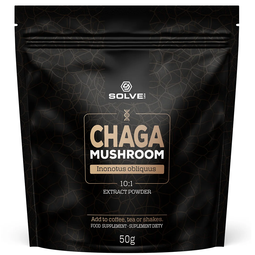 Solve Labs Chaga błyskoporek podkorowy ekstrakt 10:1, 50 g