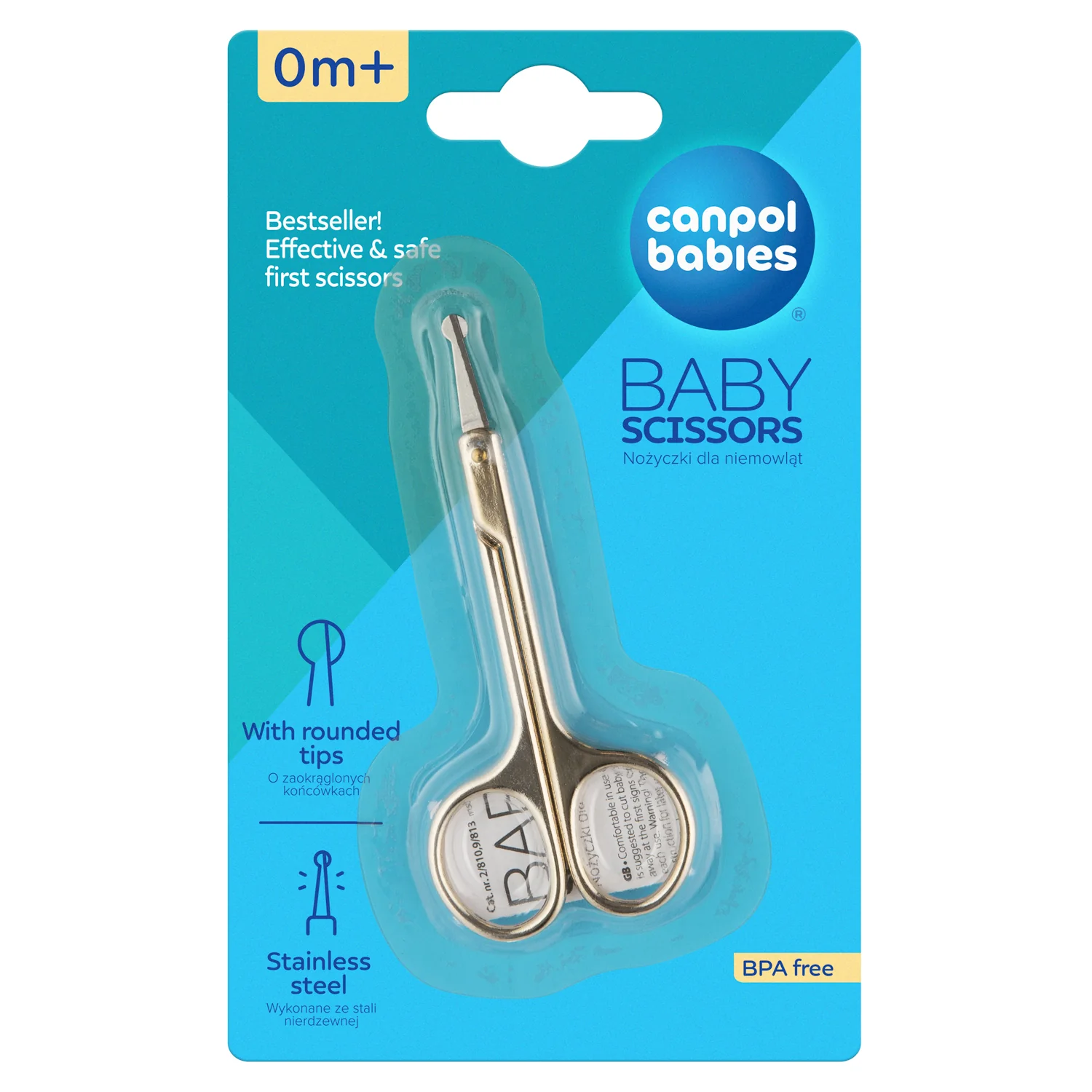 Canpol Babies nożyczki dla niemowląt 9/813, 1 szt.