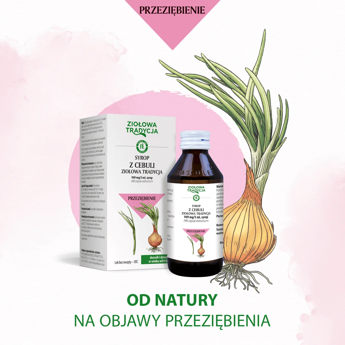 Ziołowa Tradycja Syrop z cebuli, 949 mg/5 ml, syrop, 125 g