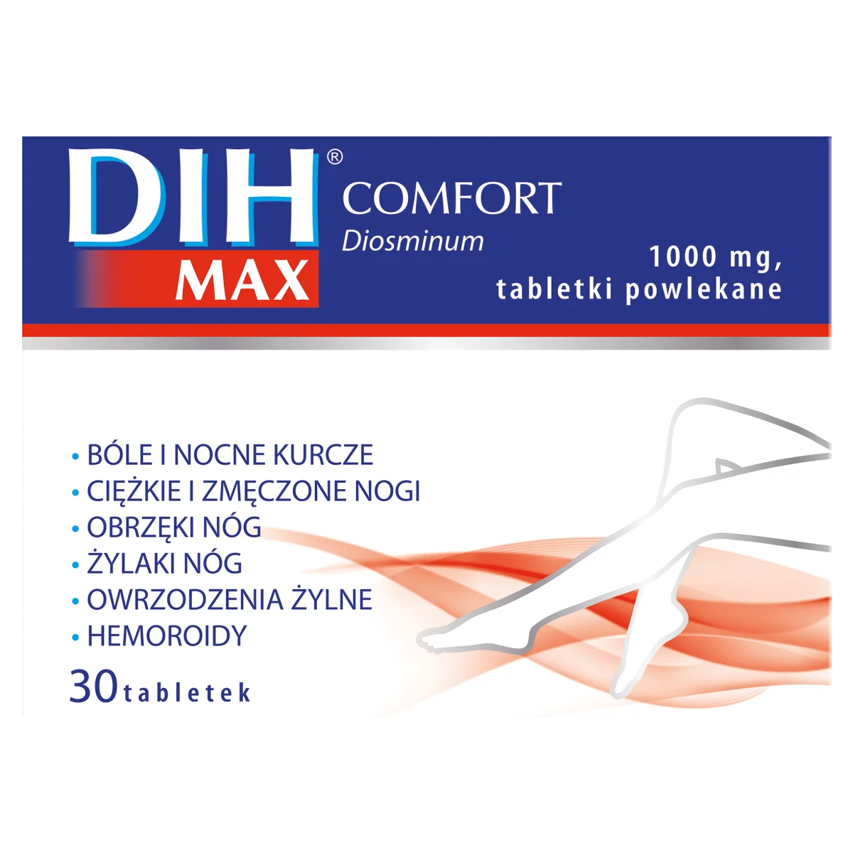 DIH Max Comfort 30 tabletek powlekanych