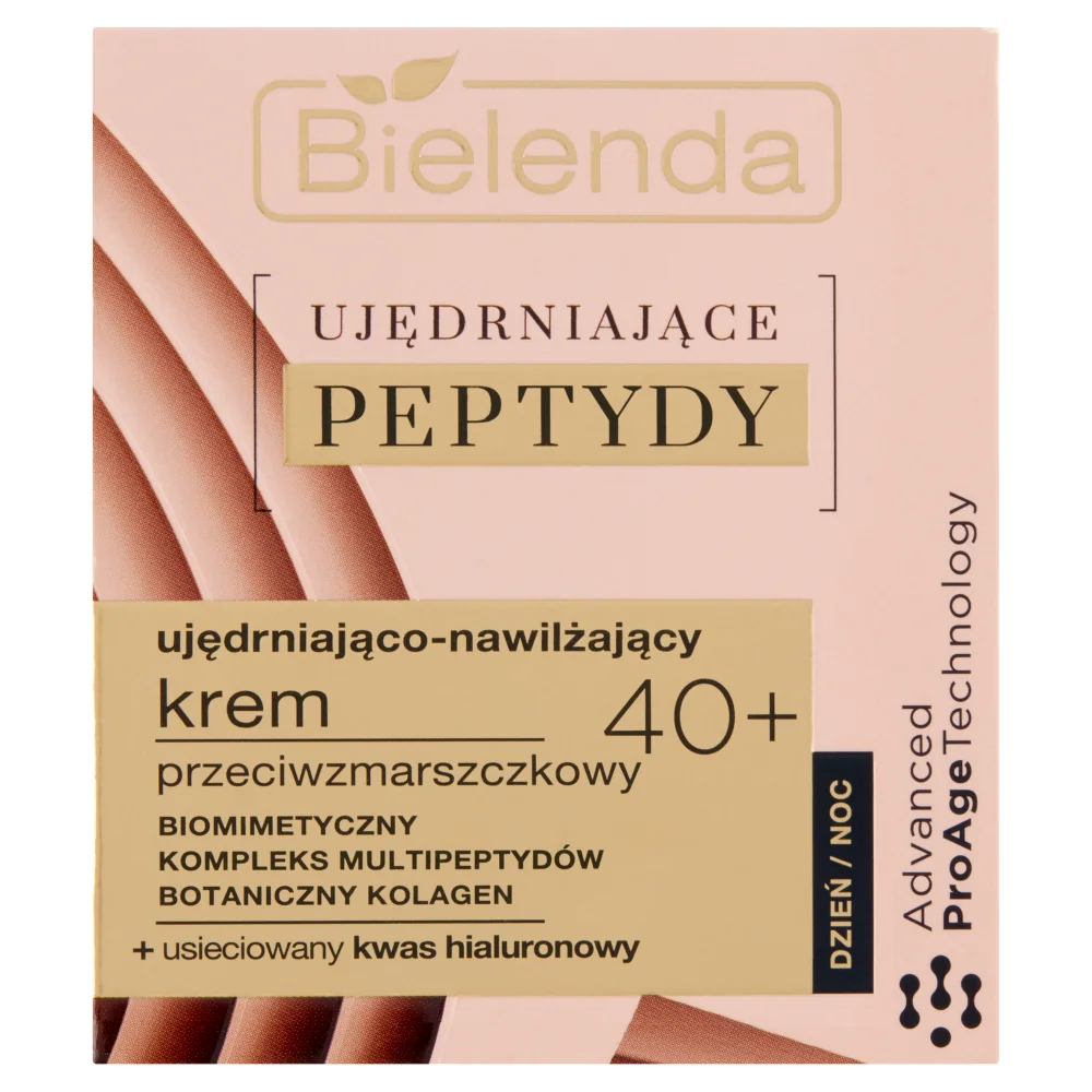 Bielenda Ujędrniające Peptydy ujędrniająco-nawilżający krem przeciwzmarszczkowy 40+, 50 ml
