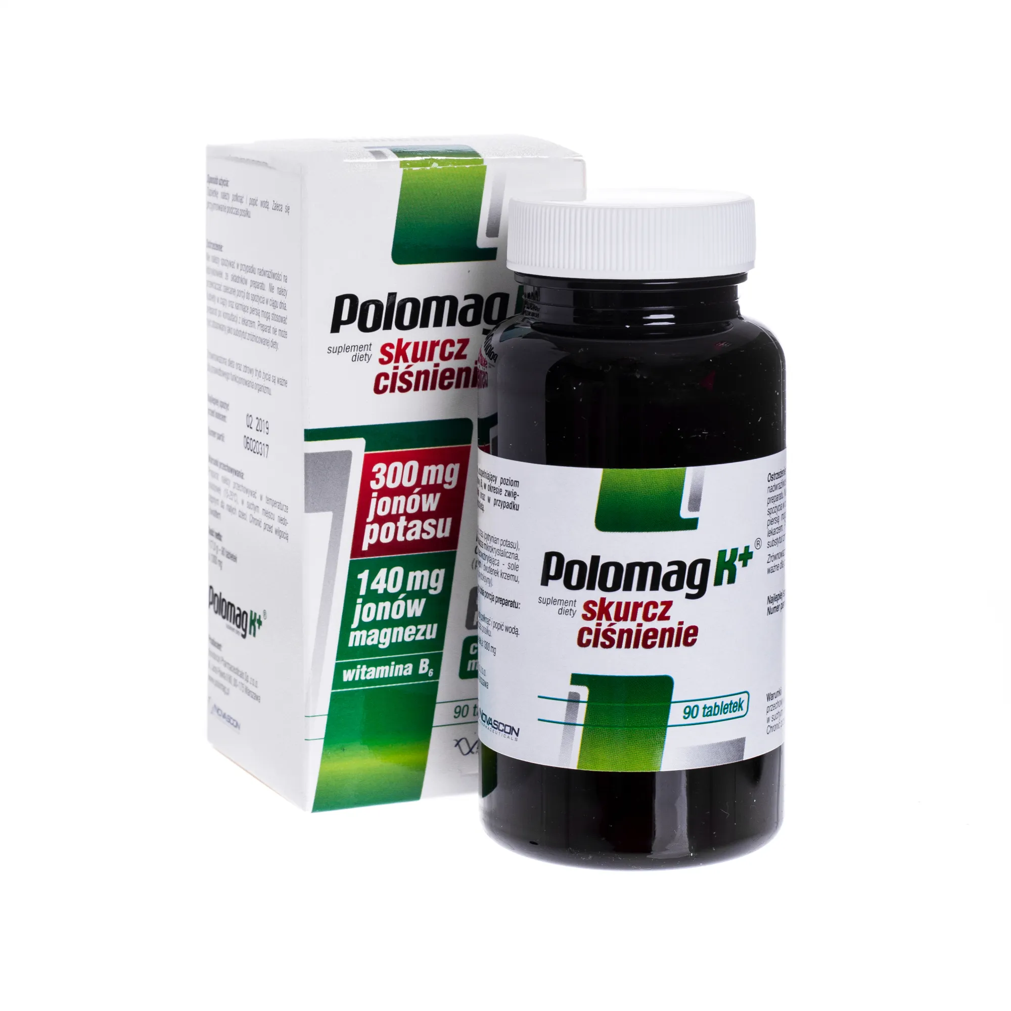 Polomag K+, suplement diety, 90 tabletek