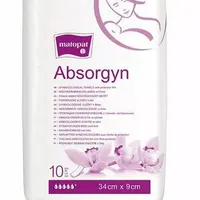 Absorgyn, podkłady ginekologiczne, 34x9cm, 10 szt.