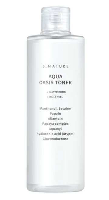S.Nature Aqua Oasis Toner nawilżający tonik z kwasem PHA i betainą, 300 ml