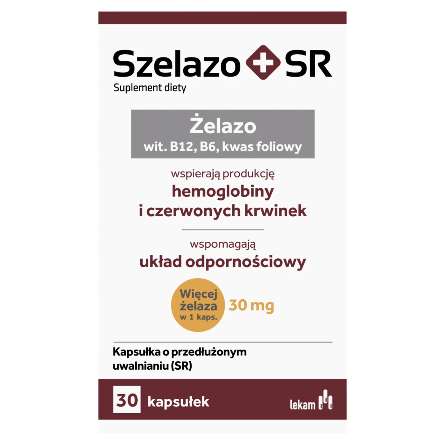 Szelazo+SR 30 kapsułek o przedłużonym uwalnianiu