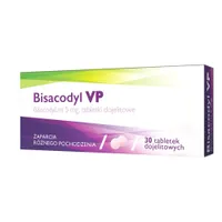 Bisacodyl VP, 5mg, 30 tabletek dojelitowych