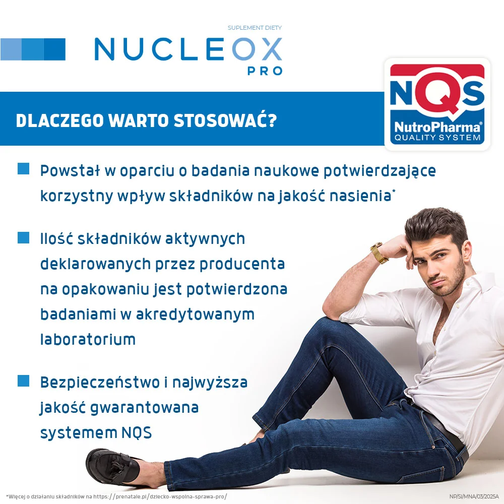Nucleox Pro suplement diety, 30 saszetek + 30 kapsułek