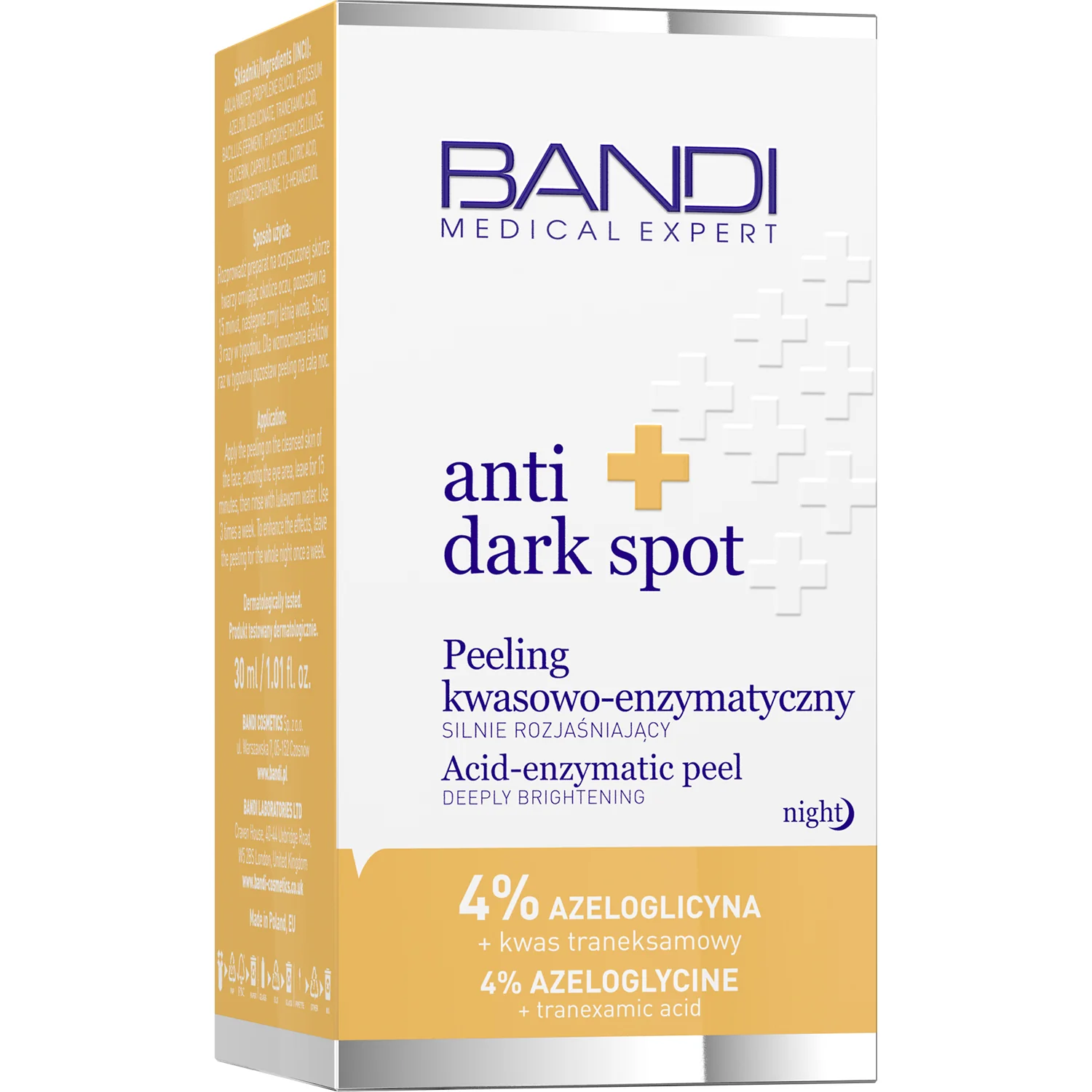 BANDI Anti Dark Spot peeling kwasowo-enzymatyczny silnie rozjaśniający, 30 ml