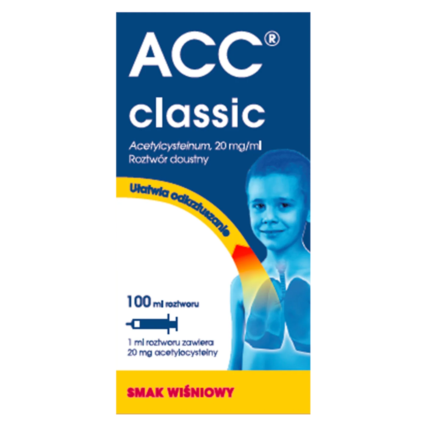 ACC classic 20 mg/ml, roztwór doustny, 100 ml