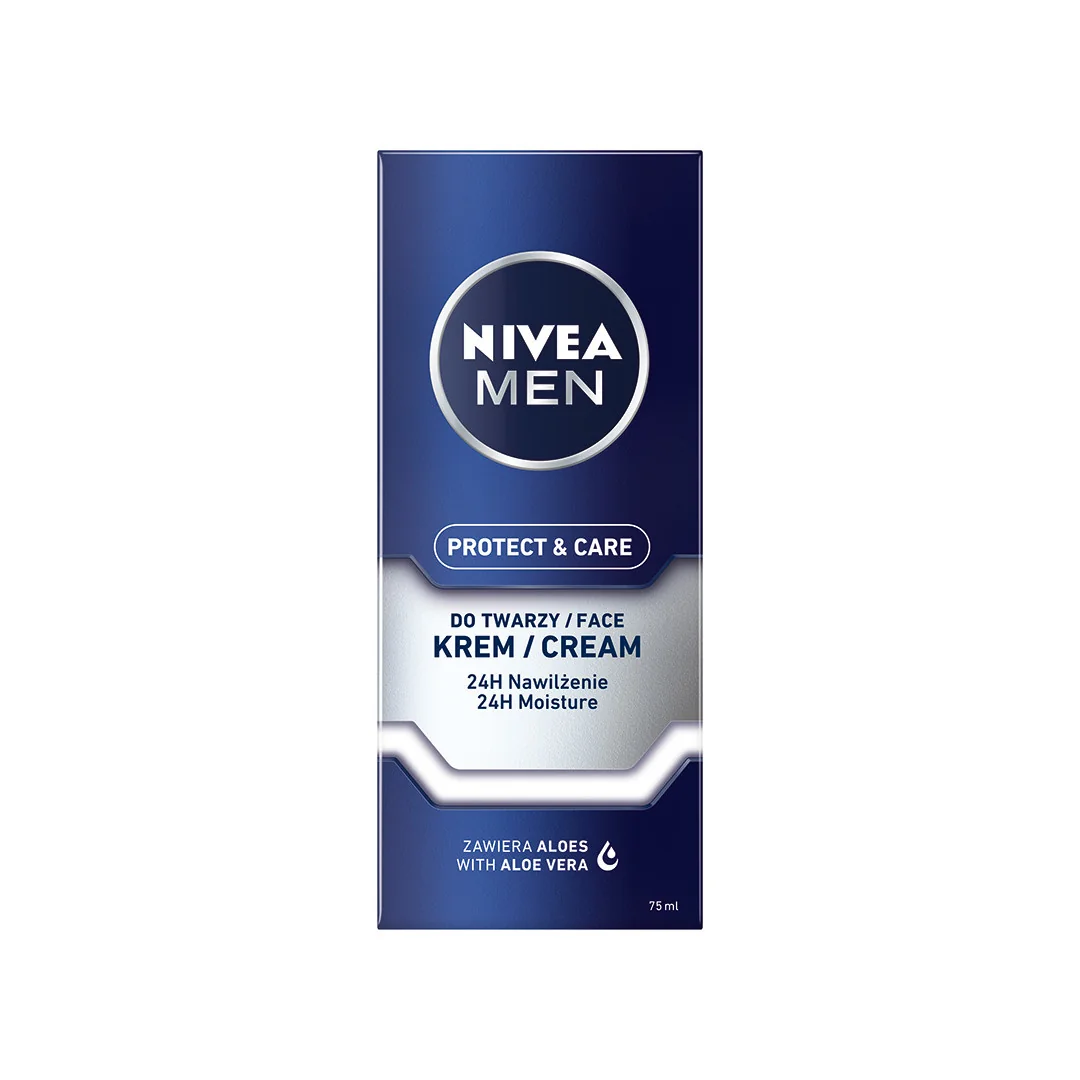 Nivea Men Protect & Care nawilżający krem do twarzy, 75 ml