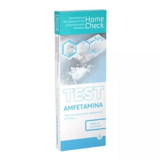Test Amfetamina domowy test paskowy do wykrywania amfetaminy w moczu, 1 sztuka