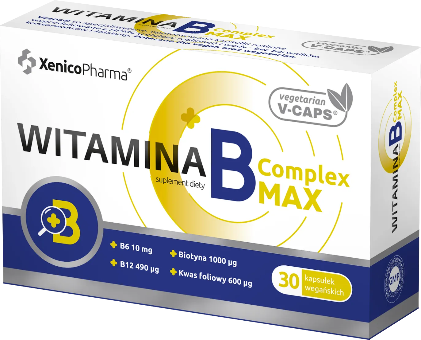 Witamina B Complex MAX, suplement diety, 30 kapsułek 
