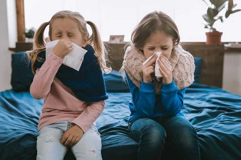 grypa typu a u dzieci