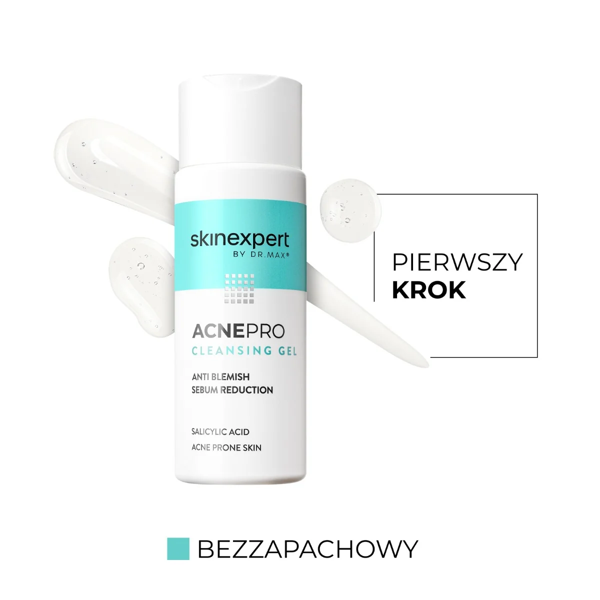 Skinexpert by Dr. Max® AcnePro Gel Cleanser Żel oczyszczający przeciw niedoskonałościom, 200 ml