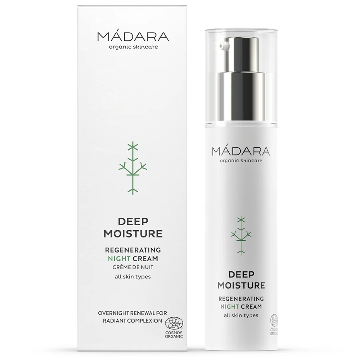 MÁDARA organic skincare Deep Moisture regenerujący krem na noc, 50 ml