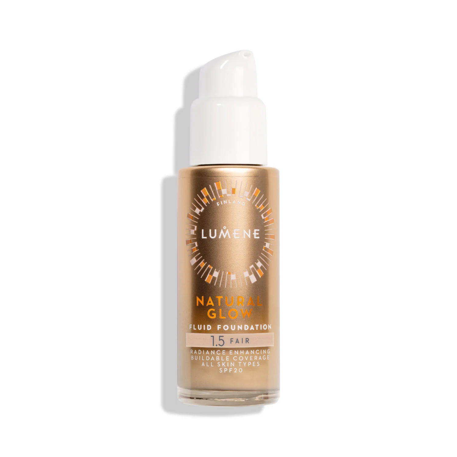 Lumene Natural Glow podkład rozświetlający 1.5 Fair SPF 20, 30 ml