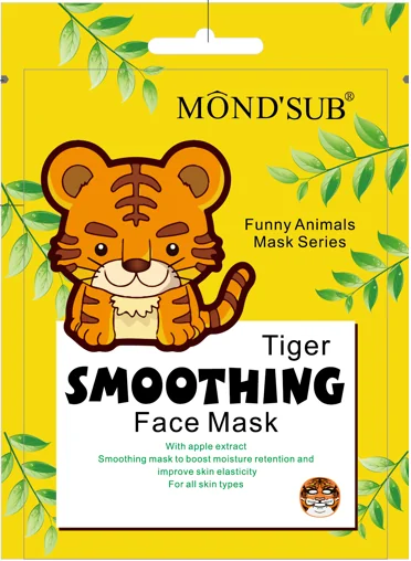 Mond’Sub Kitty Smoothing Face Mask wygładzająca maska w płachcie do twarzy Tygrys, 24 ml, 1 szt.