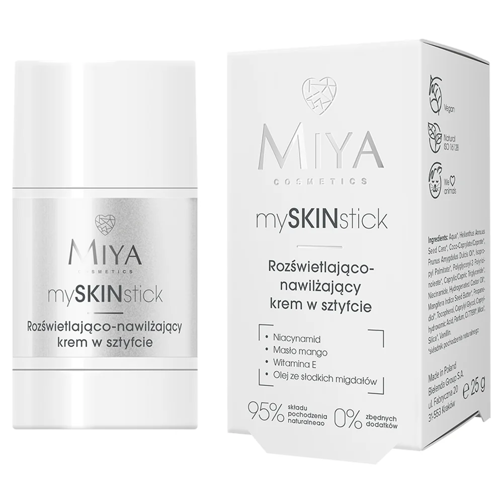 Miya mySKINstick rozświetlająco-nawilżający krem w sztyfcie, 25 ml
