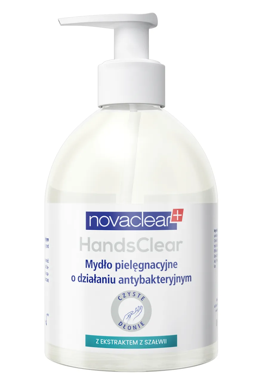 Novaclear Handsclear, mydło pielęgnacyjne o działaniu antybakteryjnym, 500 ml