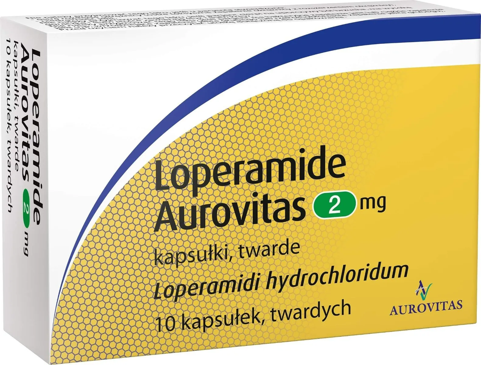 Loperamide Aurovitas, 2 mg, 10 kapsułek twardych
