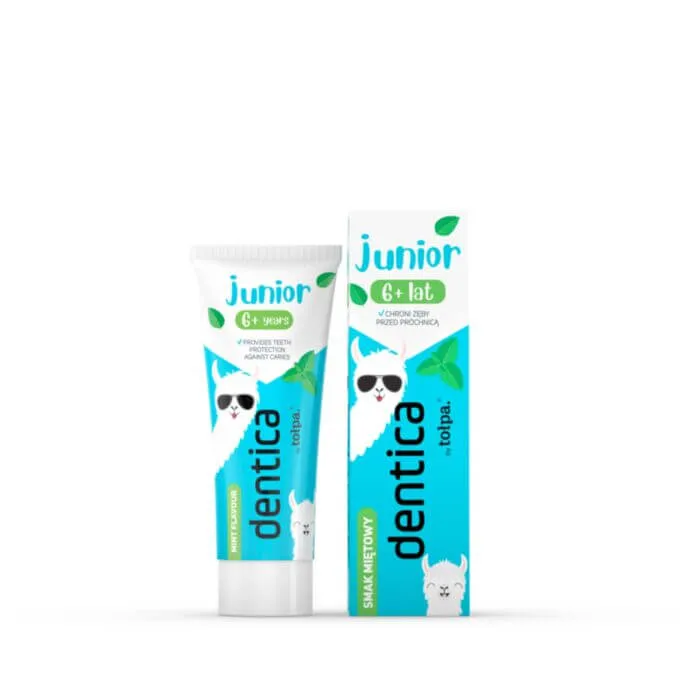 Dentica By Tołpa Junior 6+, pasta do zębów miętowa, 50 ml