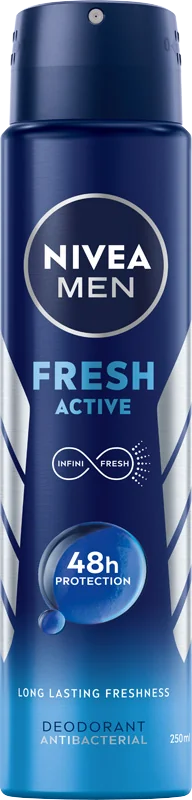 Nivea Men Fresh Active Spray antyperspirant w sprayu dla mężczyzn, 250 ml