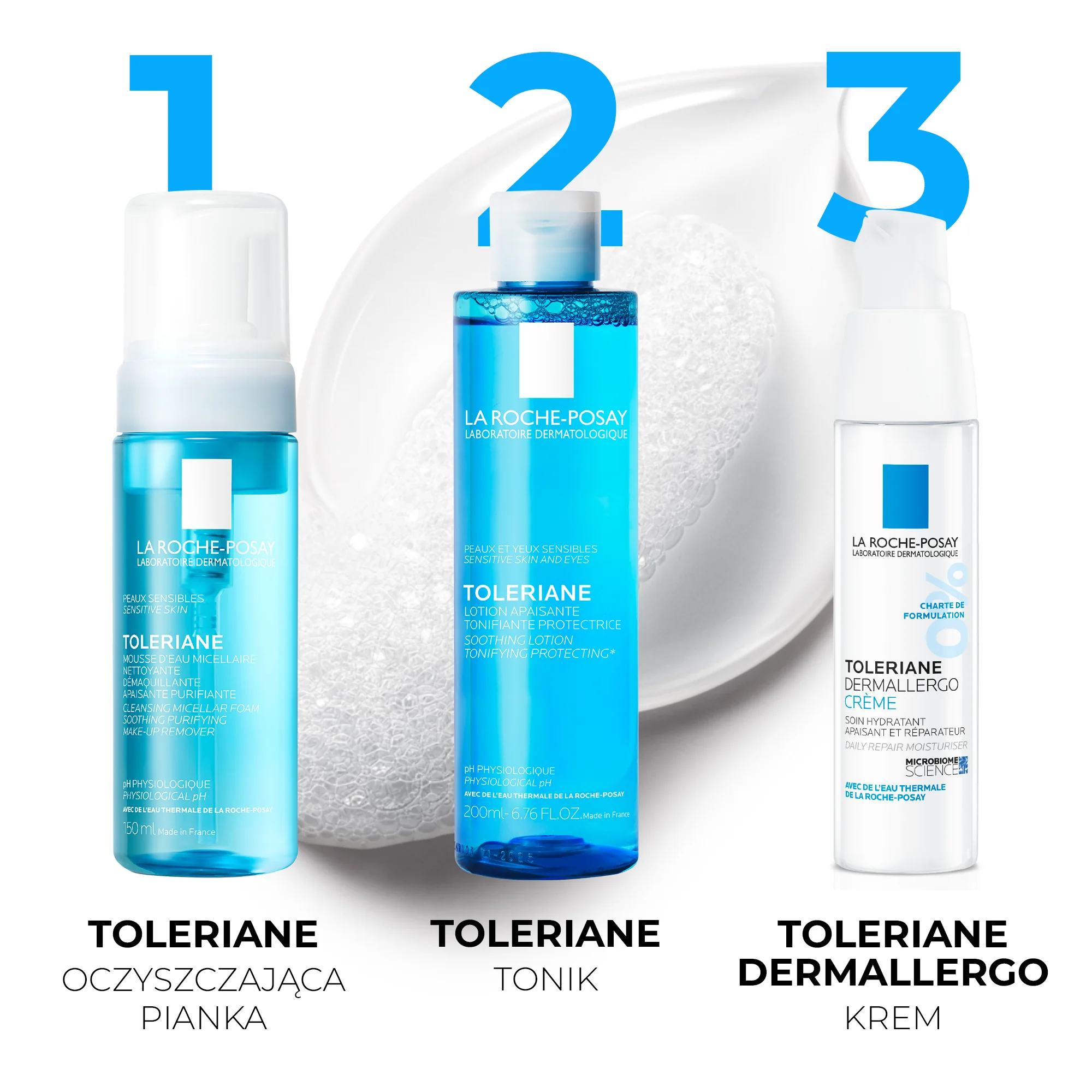 La Roche-Posay fizjologiczna pianka oczyszczająca, 150 ml