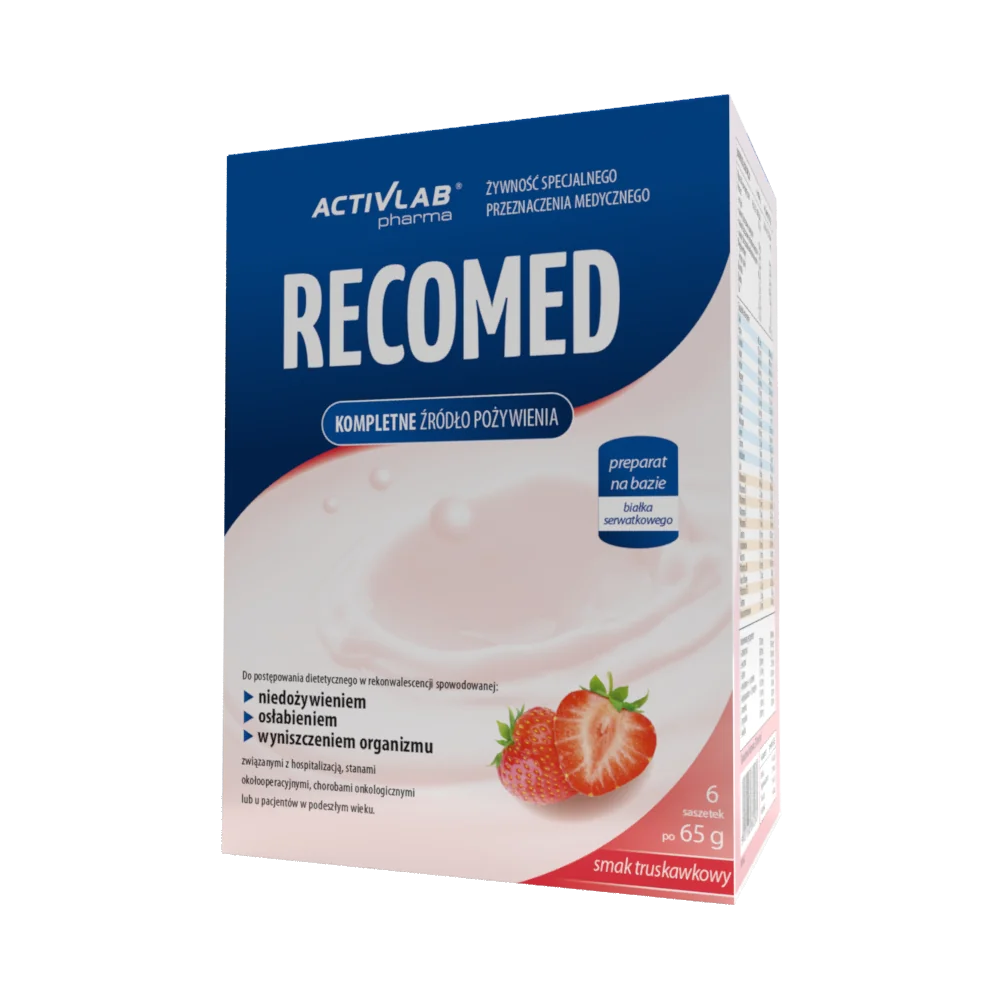 Activlab Pharma Recomed truskawka, 6 saszetek x 65 g
