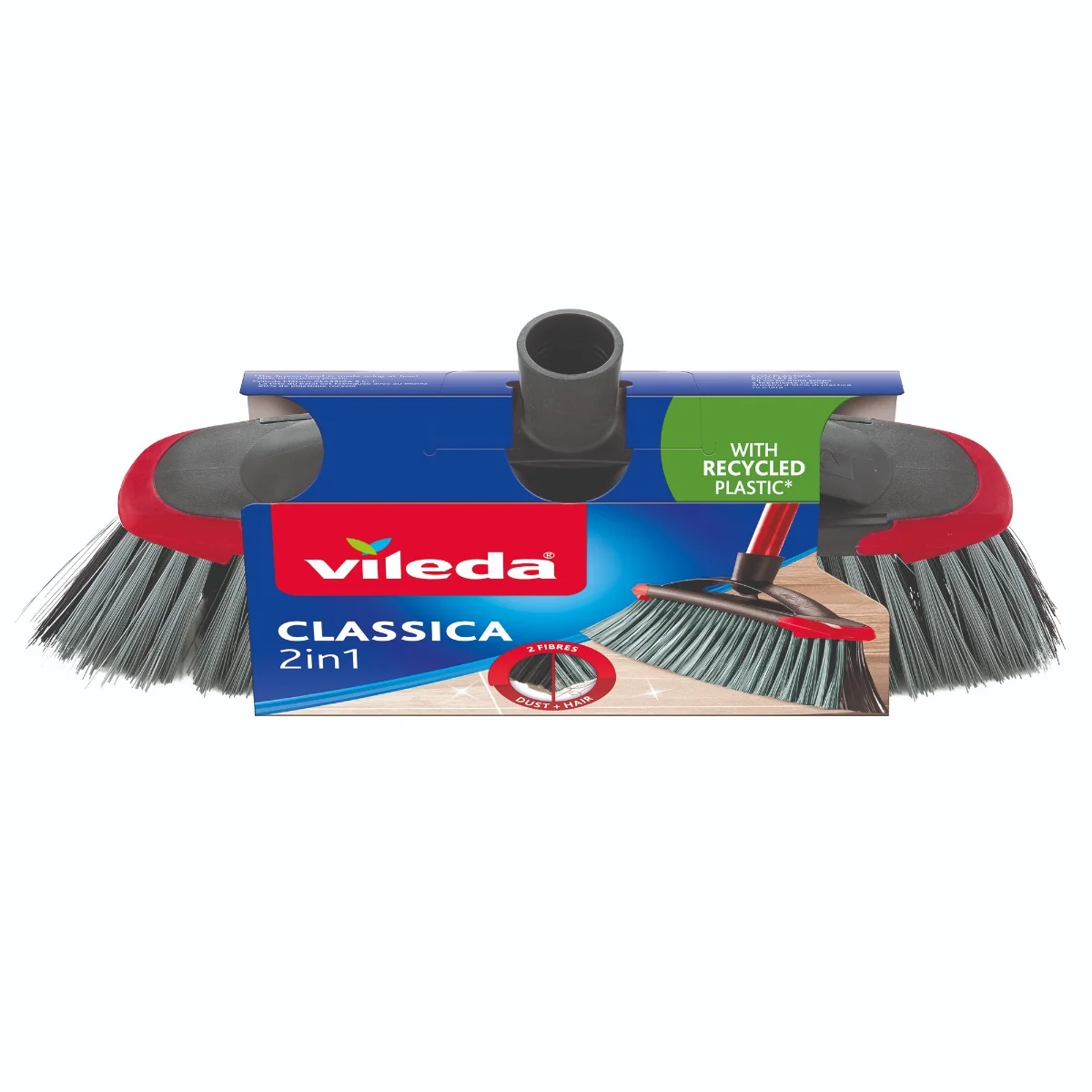 Vileda Classica 2w1 szczotka do zamiatania bez drążka, 1 sztuka