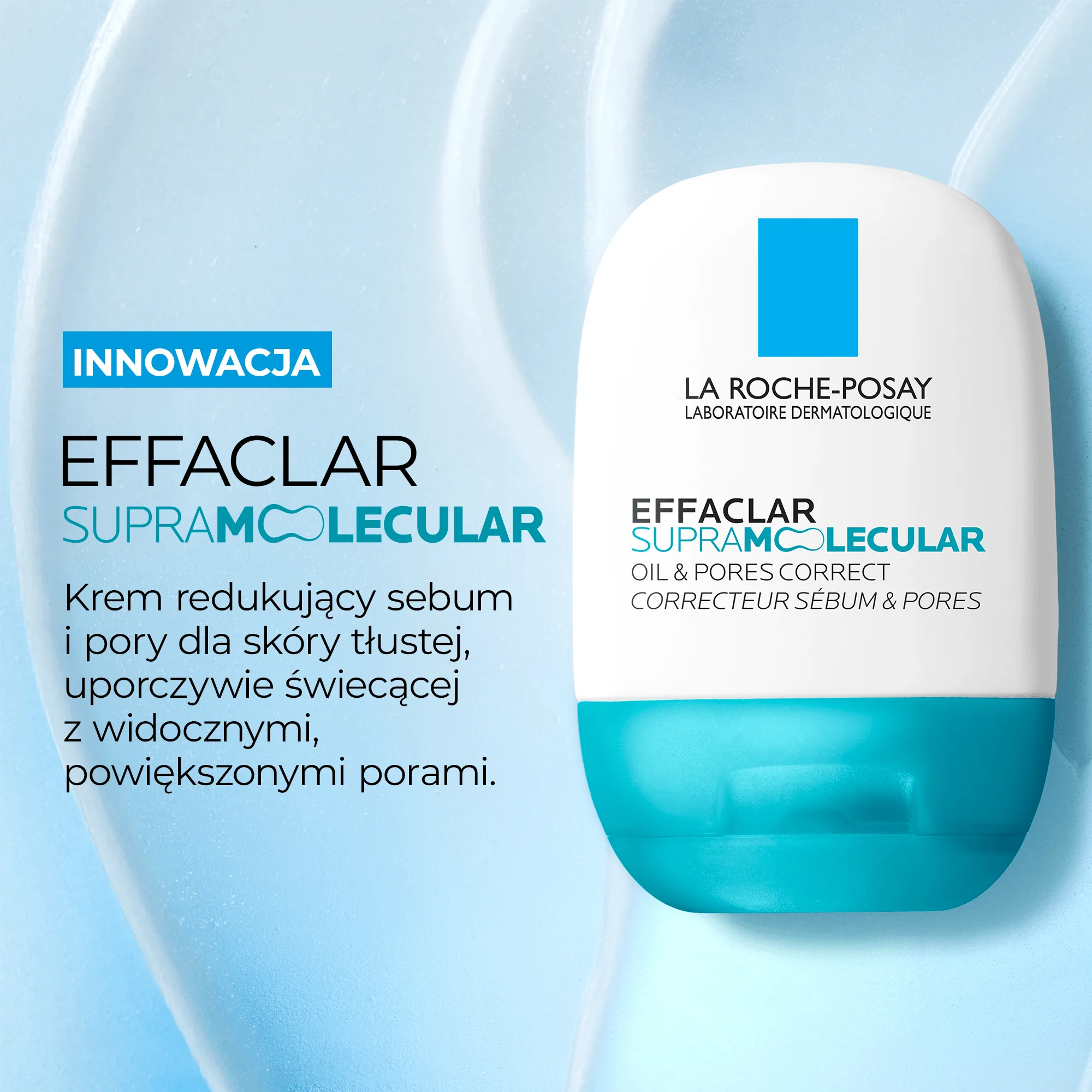 La Roche-Posay Effaclar Supramolecular krem redukujący sebum i pory, 40 ml