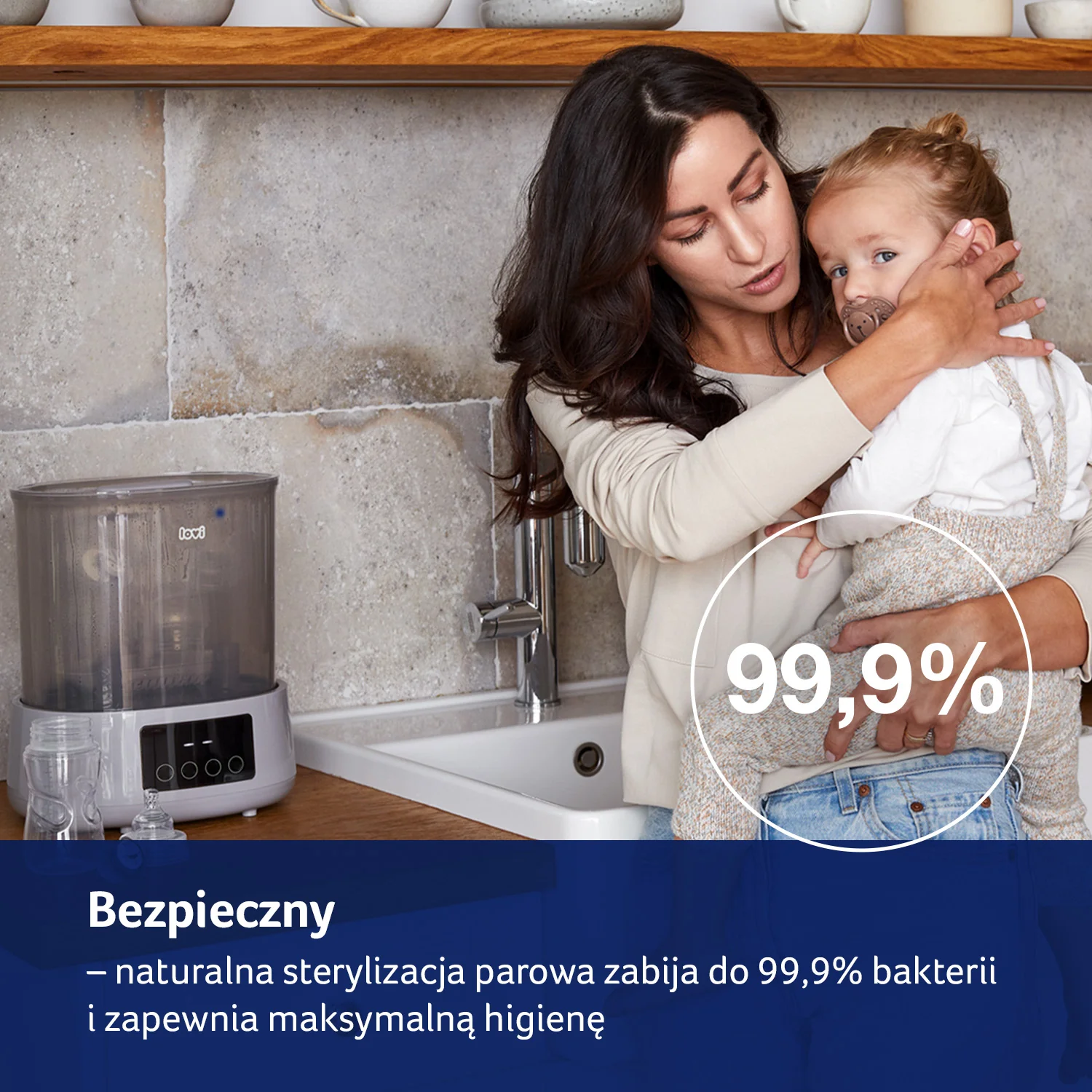 LOVI Elektryczny sterylizator parowy z suszarką 1 sztuka
