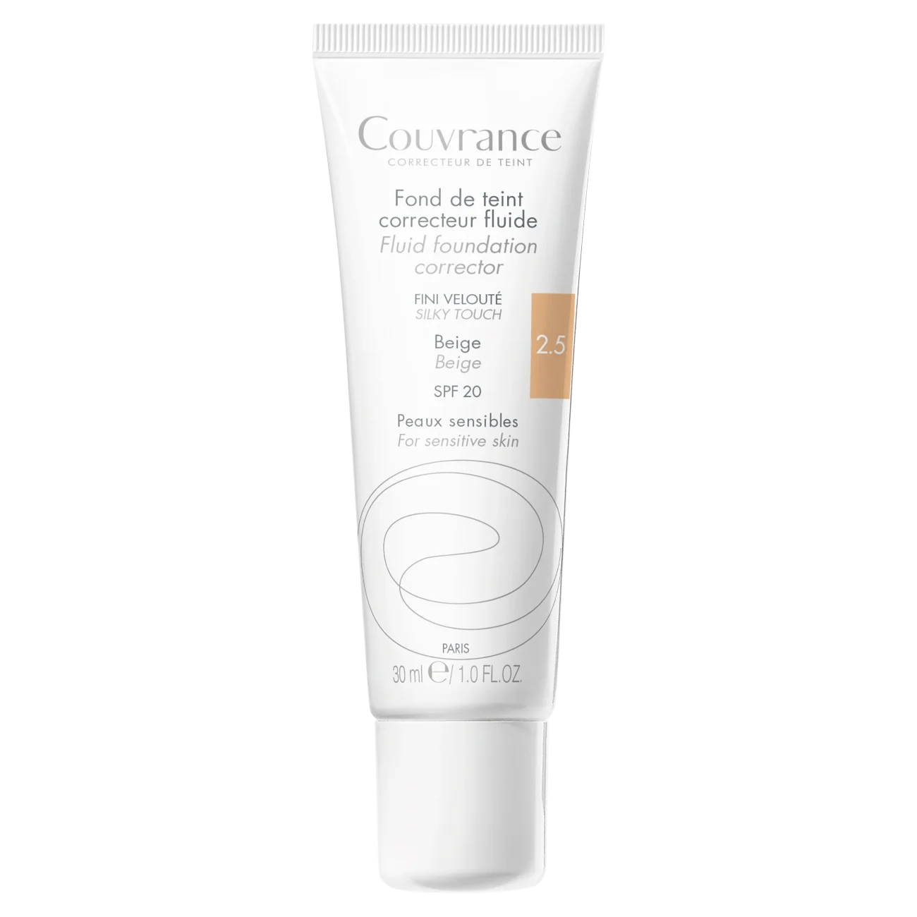 Avene Couvrance fluid korygujący SPF 20, beżowy, 30 ml