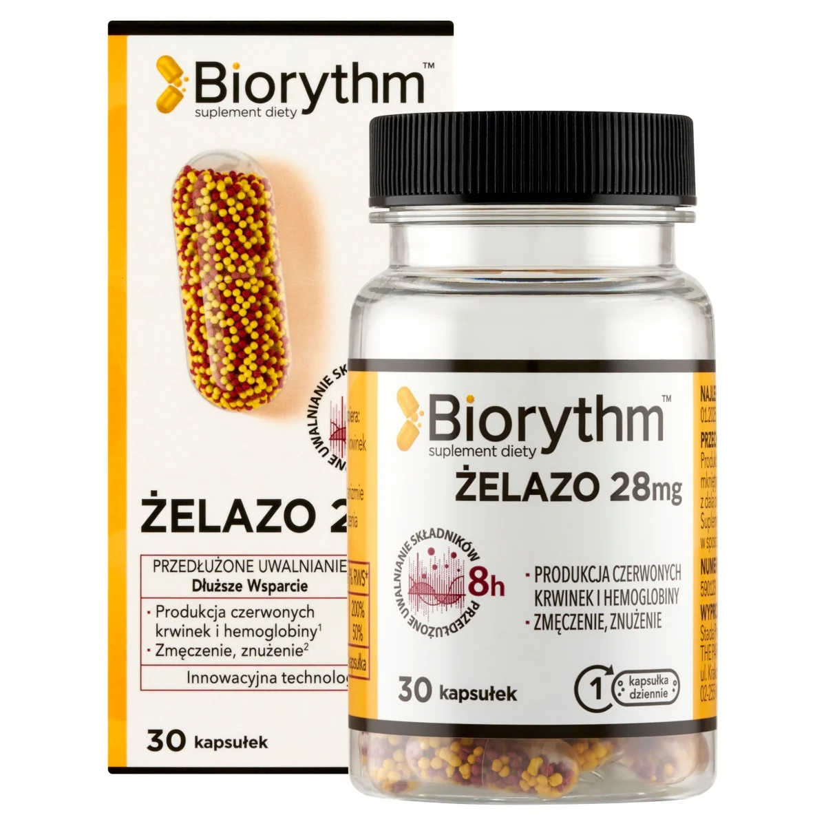 BIOrythm Żelazo 30 kapsułek