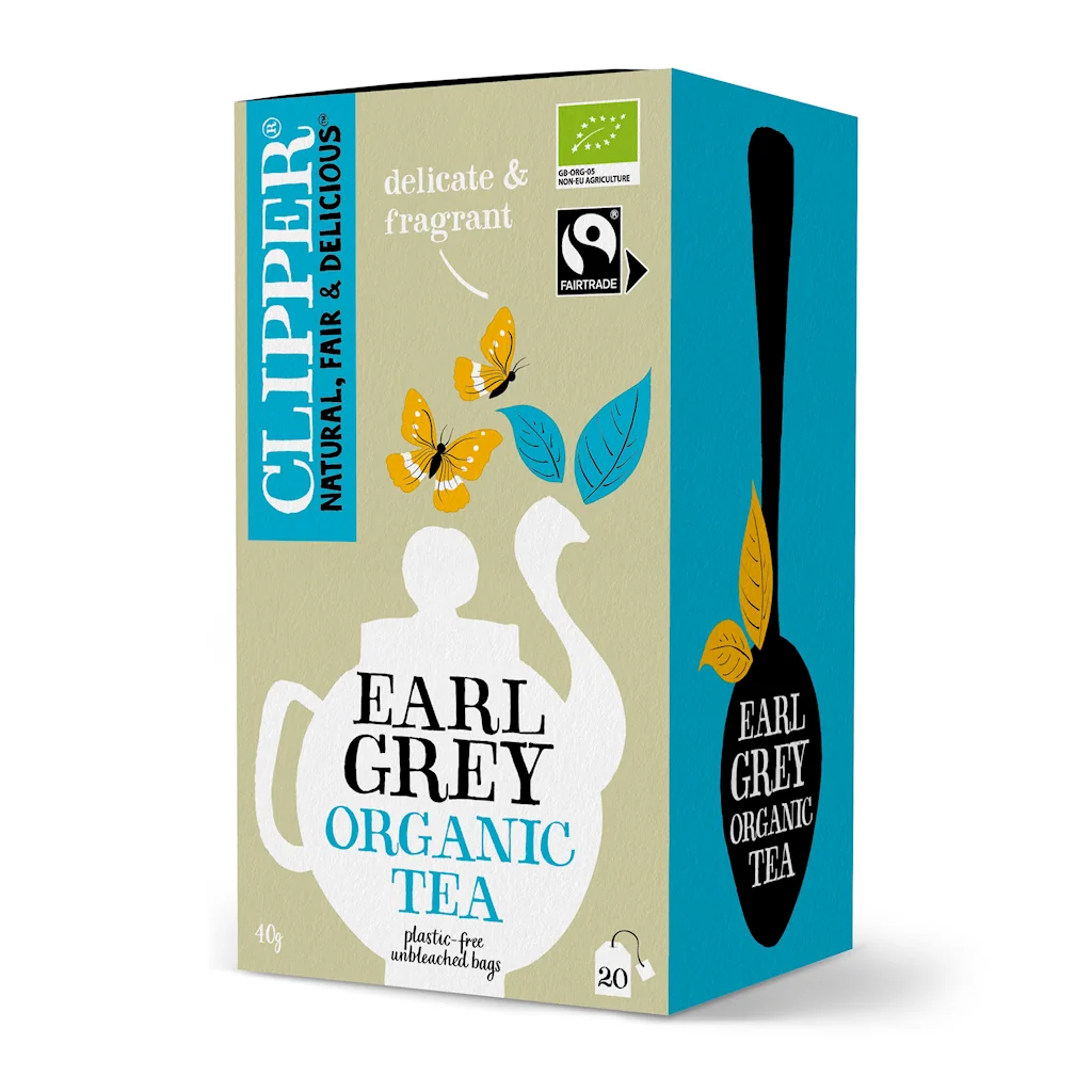 Clipper bio herbata czarna earl grey, 20 torebek