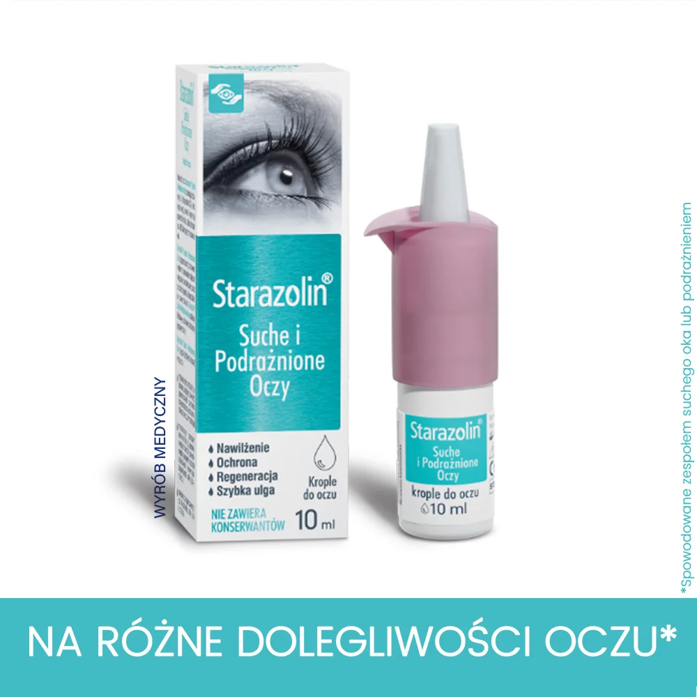Starazolin Suche i Podrażnione Oczy krople do oczu, 10 ml