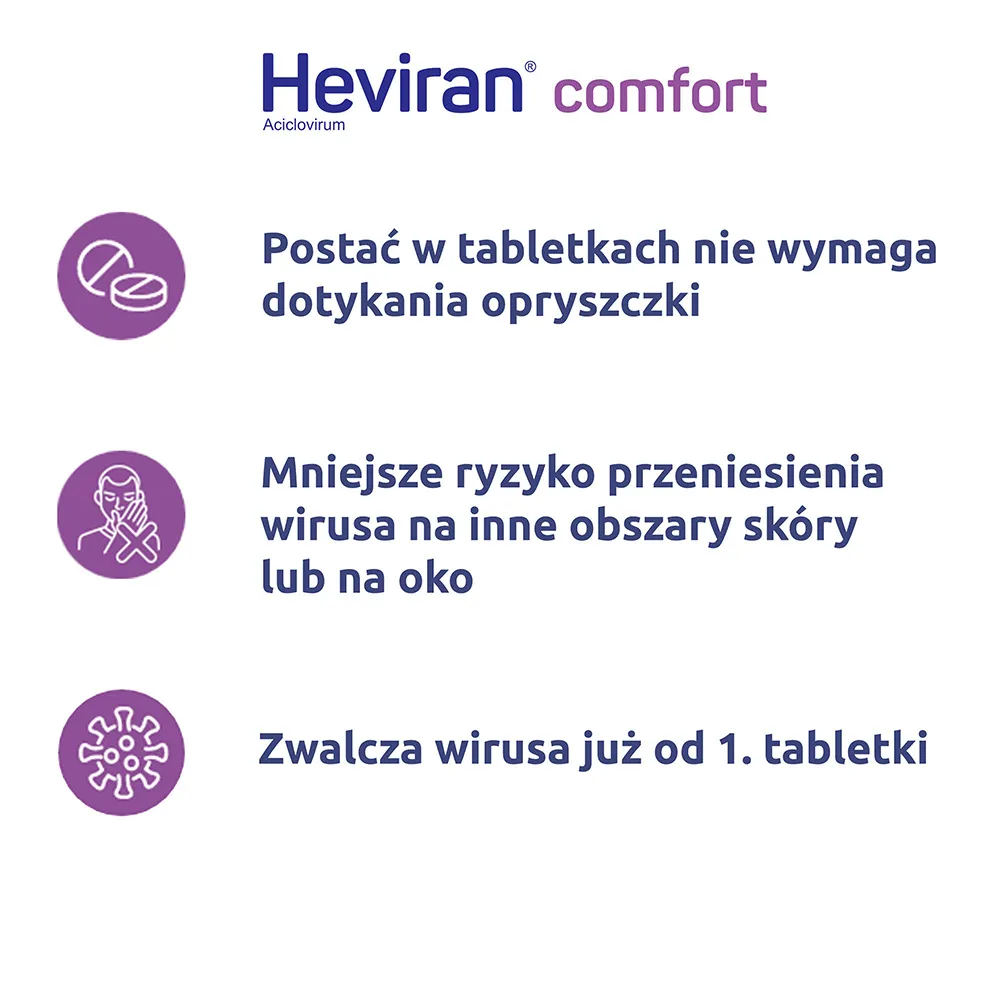 Heviran Comfort, 200 mg, 25 tabletek 