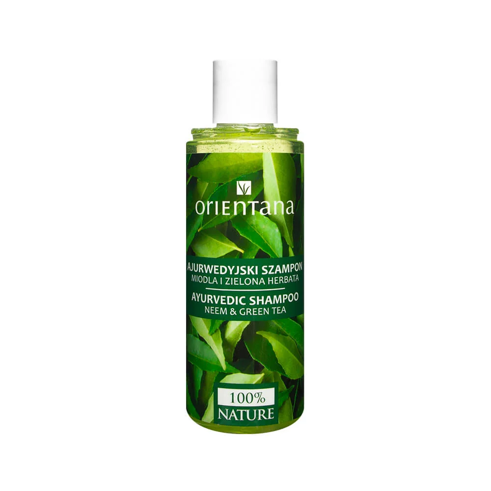 Orientana ajurwedyjski szampon do włosów neem i zielona herbata, 210 ml