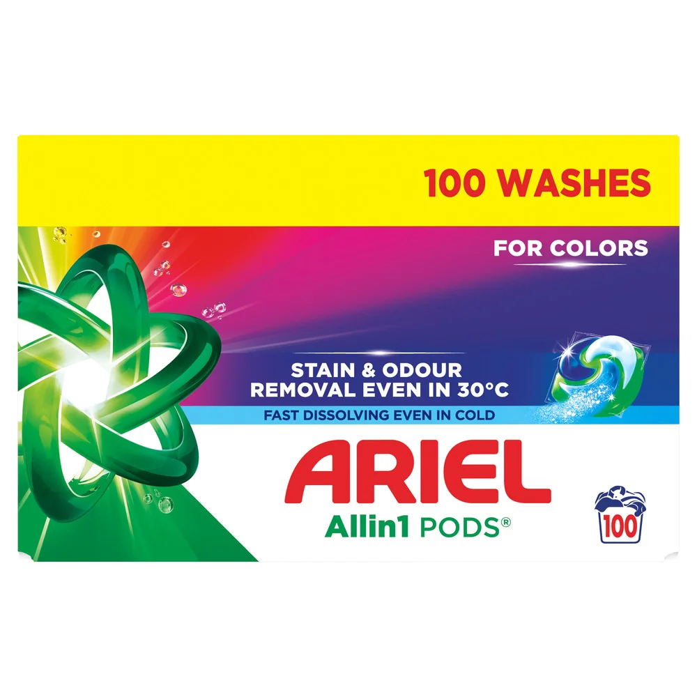 Ariel Allin1 PODS kapsułki do prania kolorowych tkanin, 100 sztuk