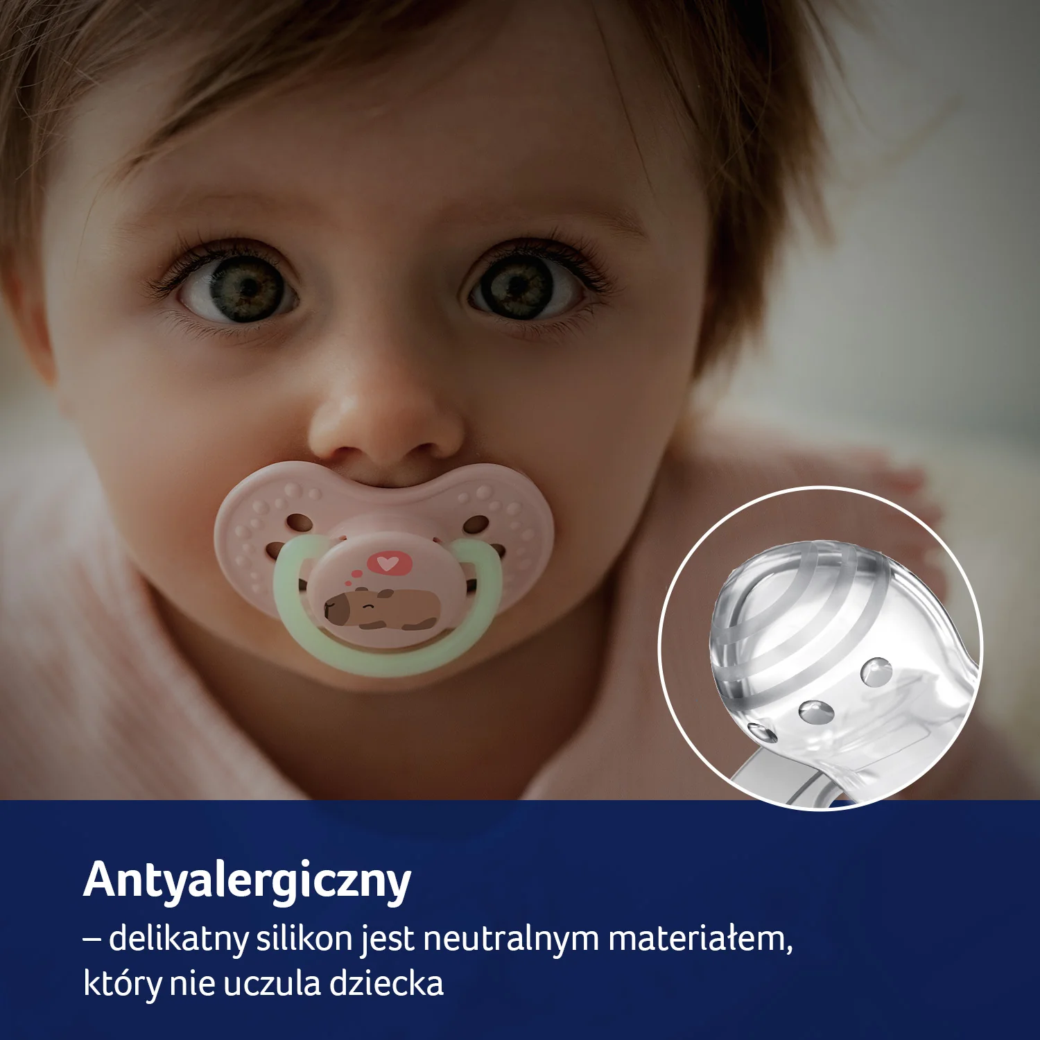 Lovi CapiChill Boy smoczek silikonowy dynamiczny 6-18 m, 2 sztuki