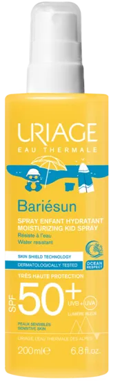 Uriage Bariesun Nawilżający spray dla dzieci SPF 50 +, 200 ml