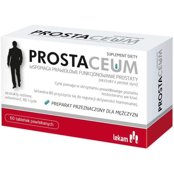 Prostaceum ekstrakt z pestek dyni, 60 tabletek