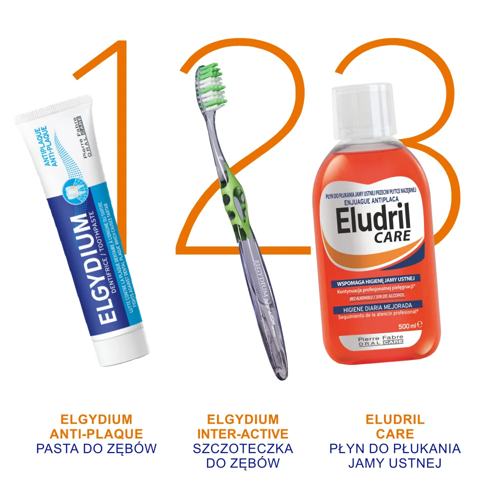 Elgydium Inter-Active Soft szczoteczka do zębów, 1 szt.