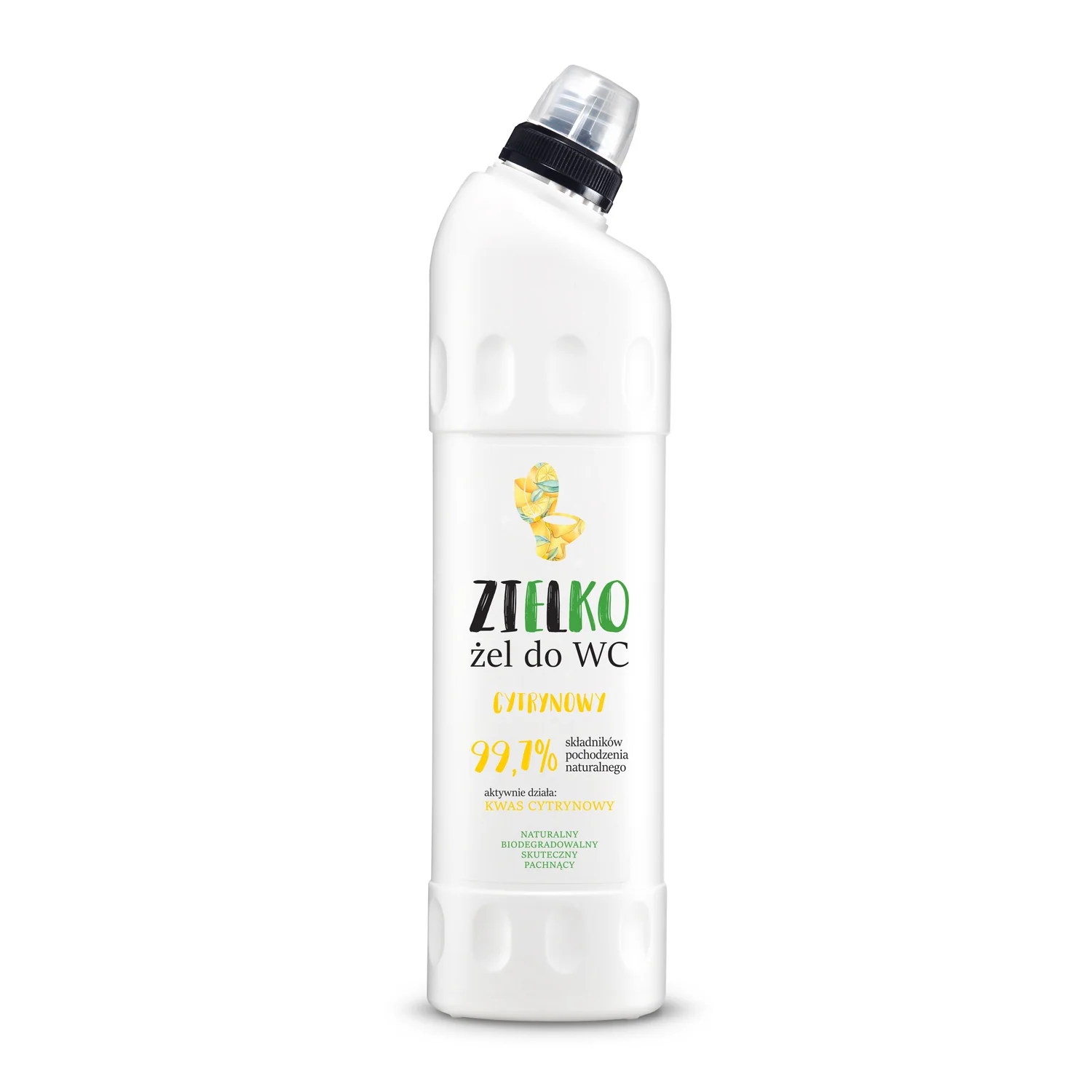 Zielko żel do WC cytrynowy, 750 ml