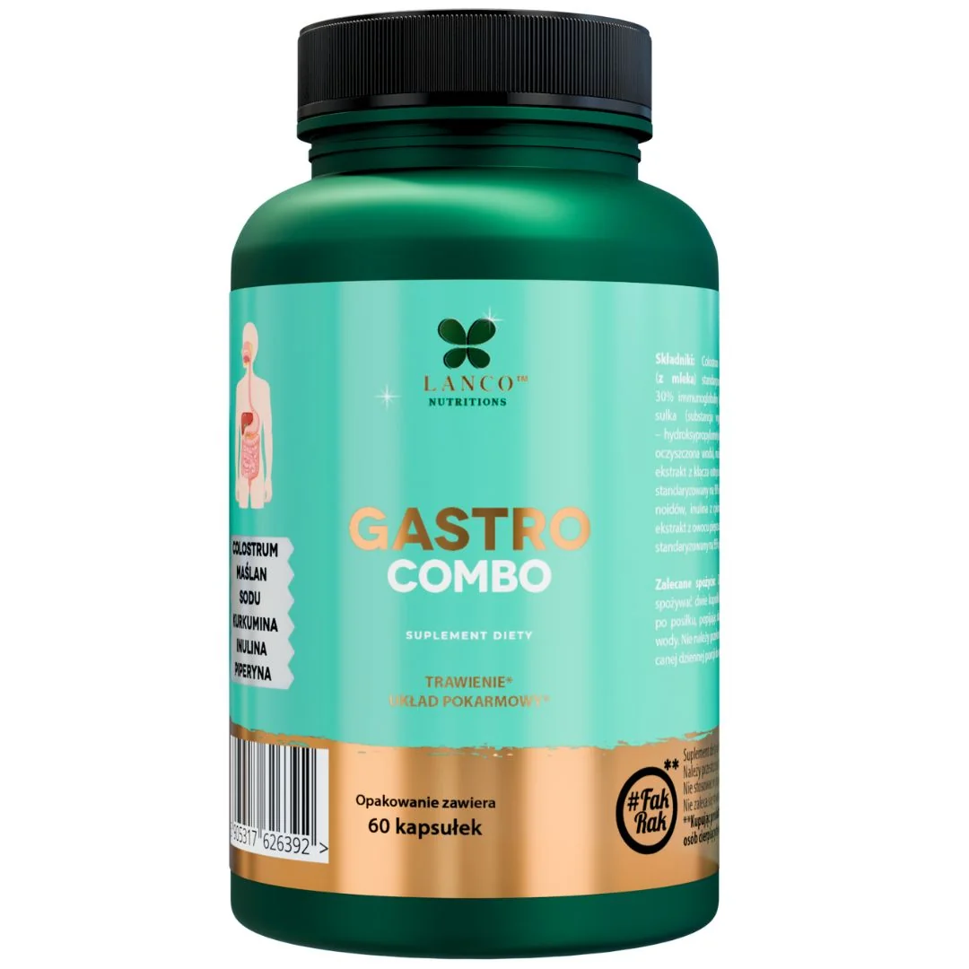 Lanco Nutritions Gastro Combo 60 kapsułek