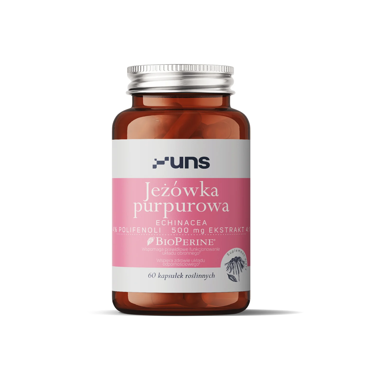 UNS Jeżówka purpurowa + BioPerine® 60 kapsułek wege