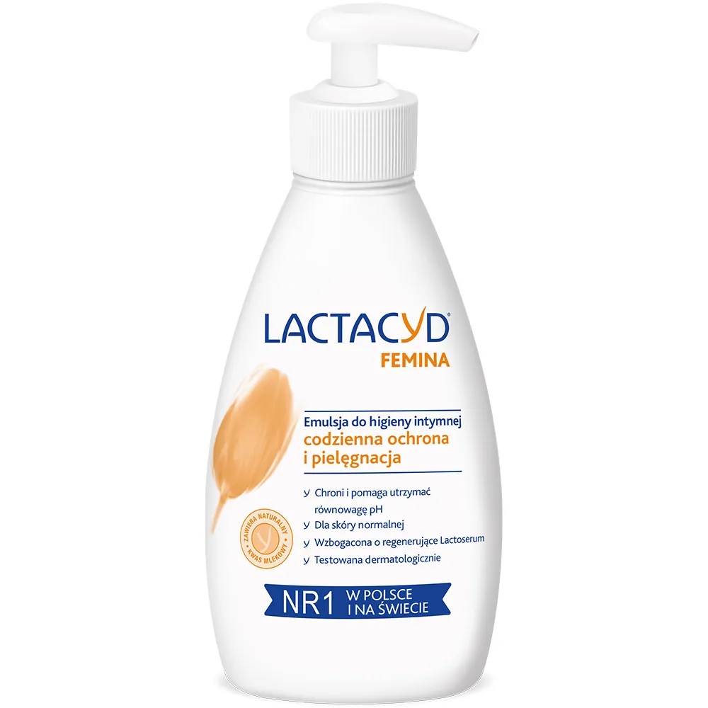 Lactacyd Femina, emulsja do higieny intymnej, 200 ml