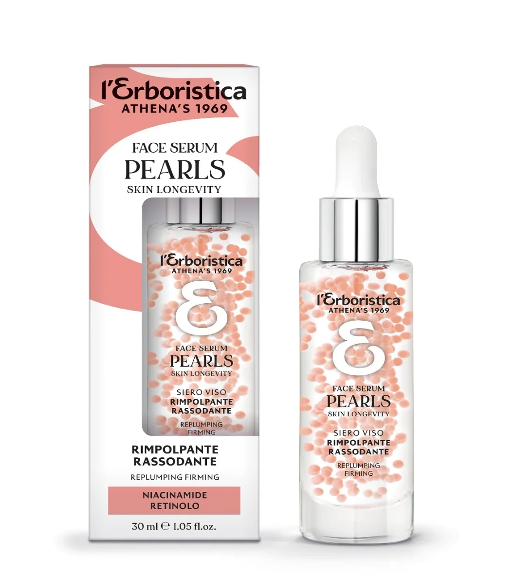 L'Erboristica Perły Długowiecznośći serum do twarzy z niacynamidem i retinolem, 30 ml
