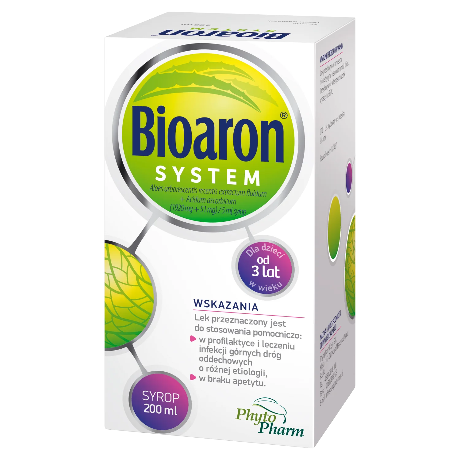 Bioaron System 1920 mg + 51 mg/ 5 ml, 200 ml