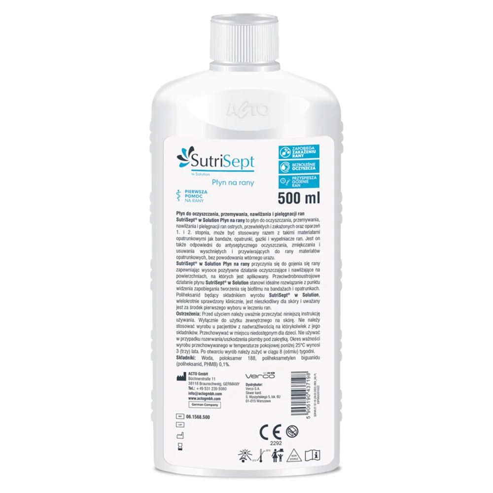SutriSept płyn na rany, 500 ml