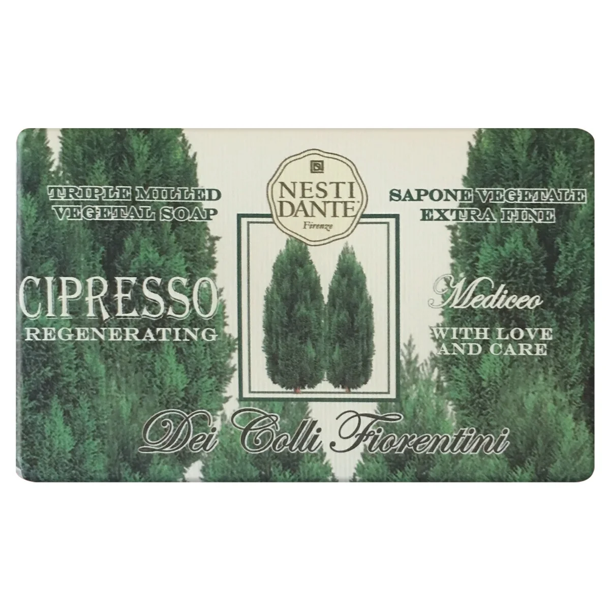 Nesti Dante Dei Colli Fiorentini Cipresso Regenerating mydło toaletowe, 250 g